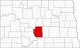 Burleigh County Map North Dakota Locator