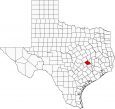 Burleson County Map Texas Locator