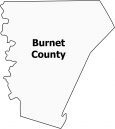 Burnet County Map Texas