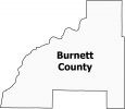 Burnett County Map Wisconsin