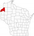 Burnett County Map Wisconsin Locator