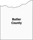 Butler County Map Nebraska