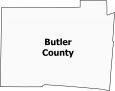 Butler County Map Ohio