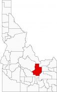 Butte County Map Idaho Locator