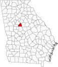 Butts County Map Georgia Locator