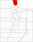 Cache County Map Utah Locator