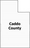 Caddo County Map Oklahoma