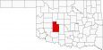 Caddo County Map Oklahoma Locator