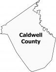 Caldwell County Map Kentucky