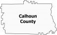 Calhoun County Map Georgia