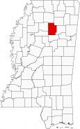 Calhoun County Map Mississippi Locator