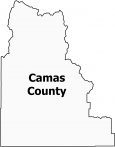 Camas County Map Idaho