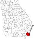 Camden County Map Georgia Locator