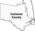 Cameron County Map Texas
