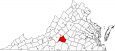 Campbell County Map Virginia Locator