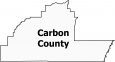 Carbon County Map Montana