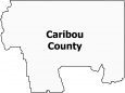 Caribou County Map Idaho