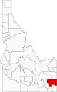 Caribou County Map Idaho Locator