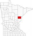 Carlton County Map Minnesota Locator
