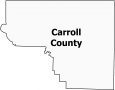Carroll County Map Arkansas
