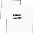 Carroll County Map Indiana