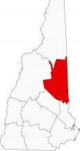 Carroll County Map New Hampshire Locator