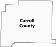 Carroll County Map Tennessee