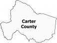 Carter County Map Kentucky