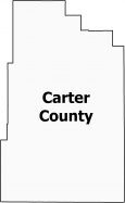 Carter County Map Montana