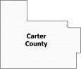 Carter County Map Oklahoma