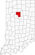Cass County Map Indiana Locator