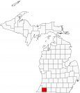 Cass County Map Michigan Locator