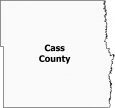 Cass County Map North Dakota