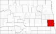 Cass County Map North Dakota Locator