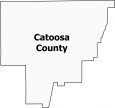 Catoosa County Map Georgia