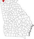Catoosa County Map Georgia Locator