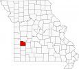 Cedar County Map Missouri Locator
