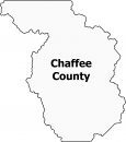 Chaffee County Map Colorado
