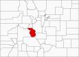 Chaffee County Map Colorado Locator