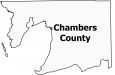 Chambers County Map Texas