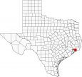 Chambers County Map Texas Locator