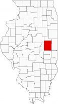 Champaign County Map Illinois