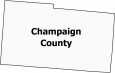 Champaign County Map Ohio