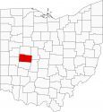 Champaign County Map Ohio Locator