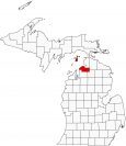 Charlevoix County Map Michigan Locator