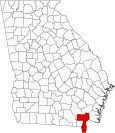 Charlton County Map Georgia Locator