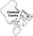 Chatham County Map Georgia