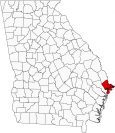 Chatham County Map Georgia Locator