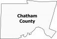 Chatham County Map North Carolina