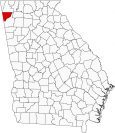 Chattooga County Map Georgia Locator